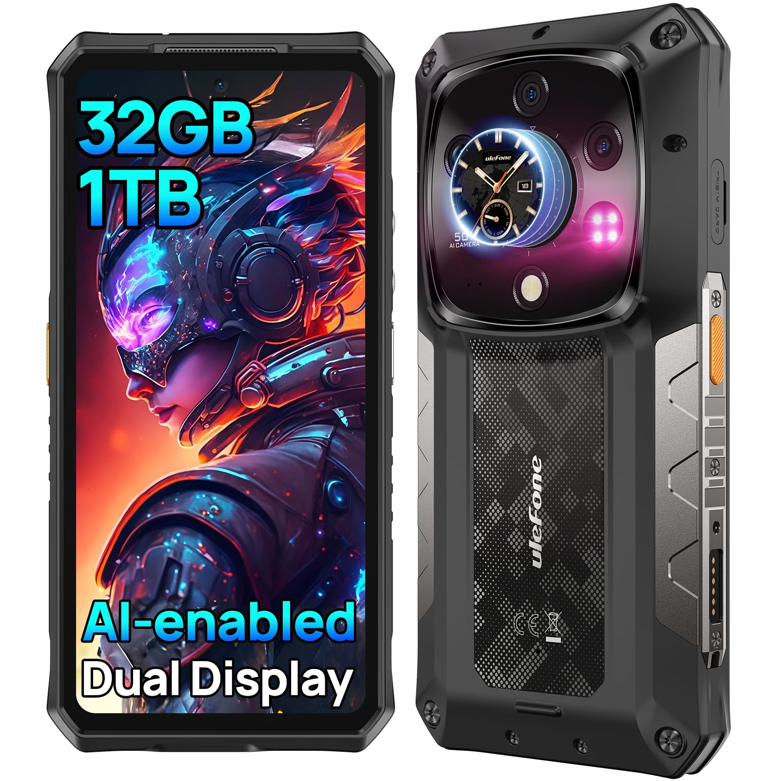 Ulefone Armor 28 Ultra 5G AI Rugged Smartphone 32GB+1TB, MTK
